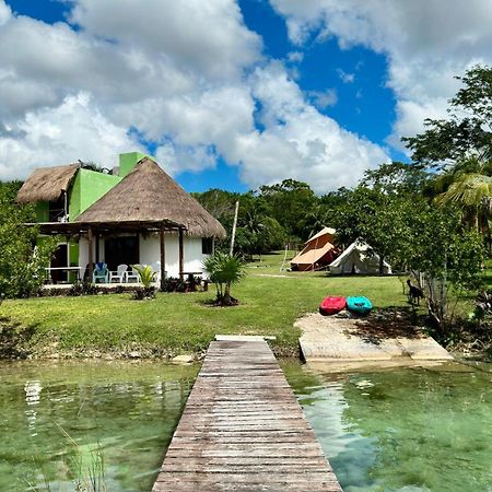Luigi'S Glamping Leilighet Bacalar Eksteriør bilde