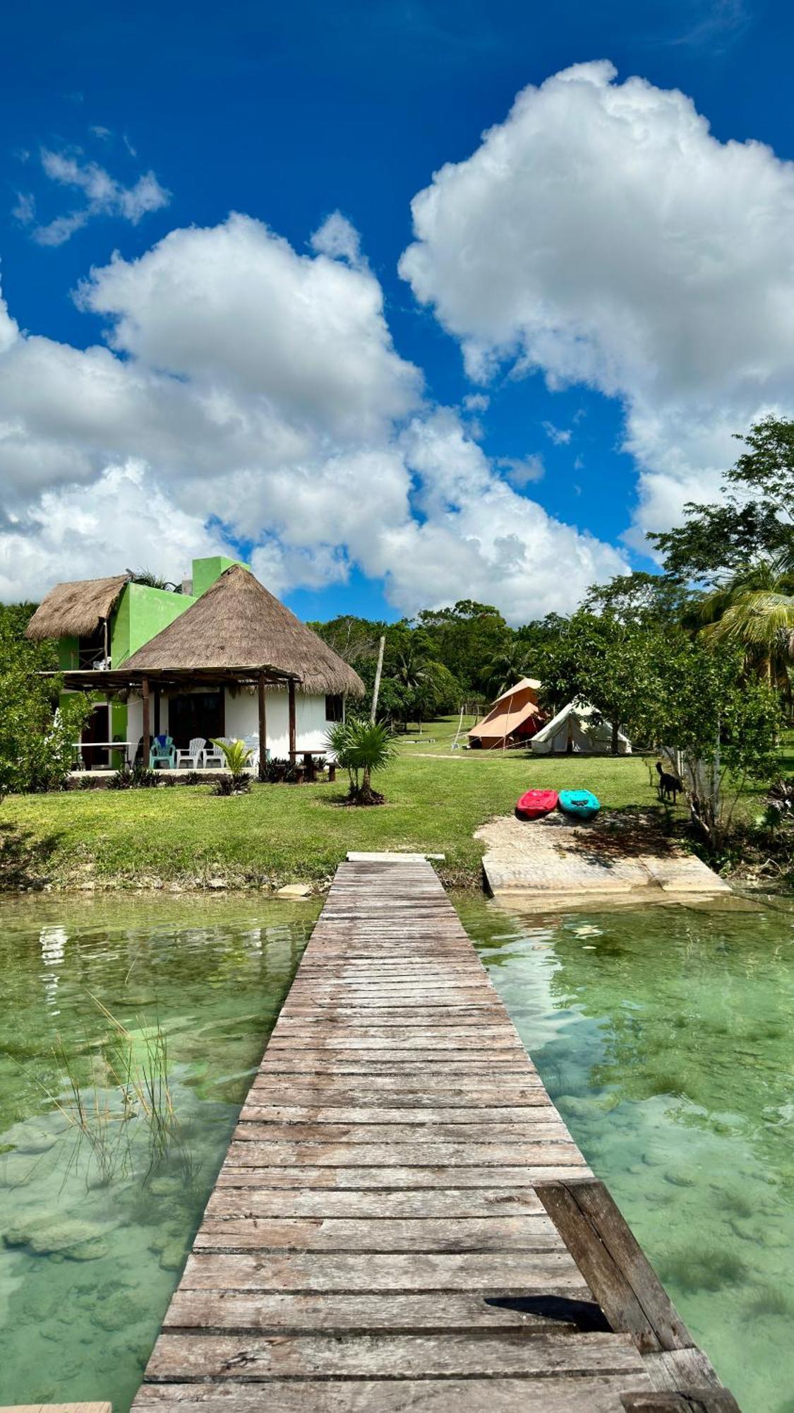 Luigi'S Glamping Leilighet Bacalar Eksteriør bilde